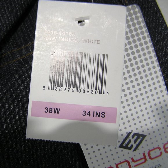 ENYCE JEANS 38X34 RIGID DENIM STRAIGHT FIT - Picture 10 of 12